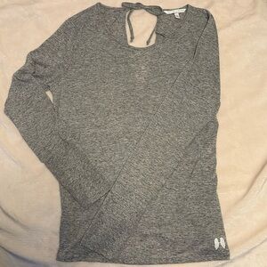 Victoria’s Secret open back tee.